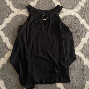 Womens black IZ Byer sleeveless shirt